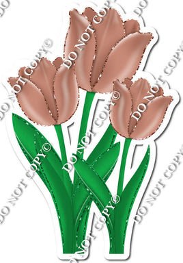 3 Tulips - Rose Gold - w/ Variants