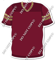 Football Jersey - Burgundy w/ Variants