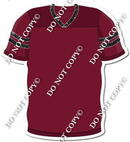 Football Jersey - Burgundy w/ Variants