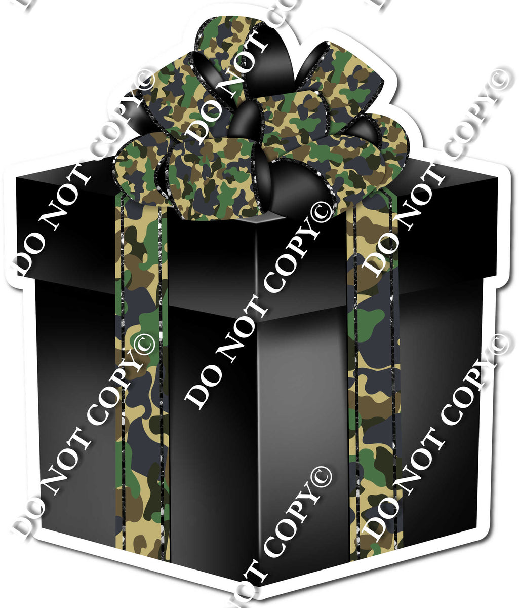 Camo & Black Tall Present - Style 4| Sign Swag USA