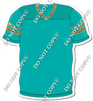 Football Jersey - Teal w/ Variants