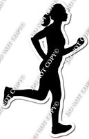 Girl Running Silhouette w/ Variants