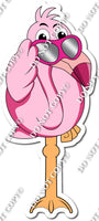 Flat Baby Pink & Hot Pink - Flamingo Body & Legs w/ Variants