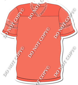 Football Jersey - Coral w/ Variants