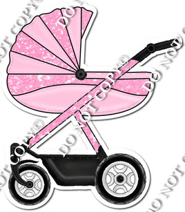 Baby Stroller - Baby Pink