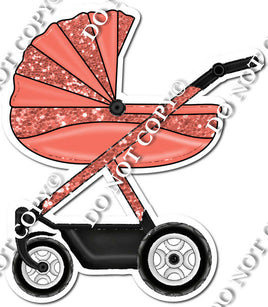 Baby Stroller - Coral