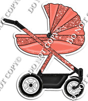 Baby Stroller - Coral