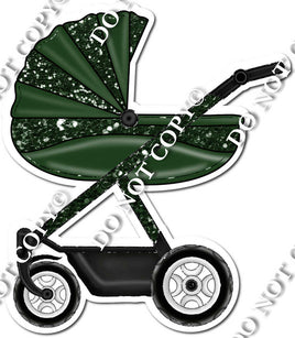 Baby Stroller - Hunter Green