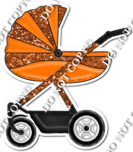 Baby Stroller - Orange