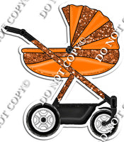 Baby Stroller - Orange