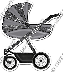Baby Stroller - Silver