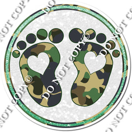 Baby Foot Prints - Camo