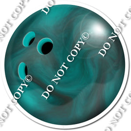 Bowling Ball - Teal w/ Variants