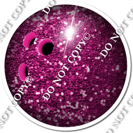 Bowling Ball - Hot Pink Sparkle w/ Variants