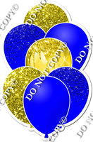 Blue & Yellow Sparkle Balloon Bundle