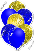 Blue & Yellow Sparkle Balloon Bundle