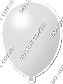 Flat - Light Grey Balloon - Style 2