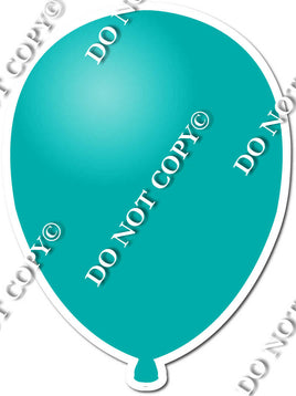 Flat - Teal Balloon - Style 2