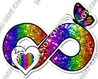 Rainbow Infinity with Heart