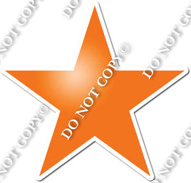 Flat - Orange Star - Style 2