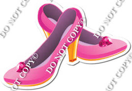 Pink Princess High Heels