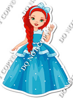 Light Skin Blue Dress Princess