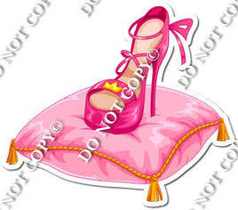 Pink Heel on Pillow