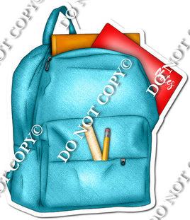 Blue School Bag