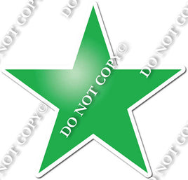 Flat - Green Star - Style 2