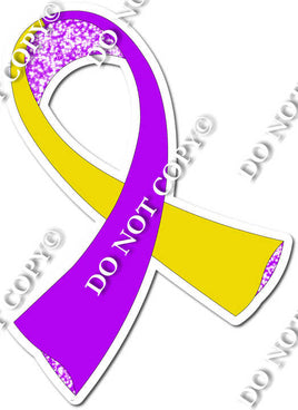 Purple & Yellow Ribbon
