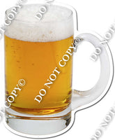 Beer Glass - Left Facing Handle