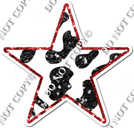 Cow Print Star