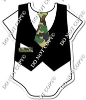 Onesie with Vest Jacket