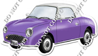 XL White Top Car - Purple