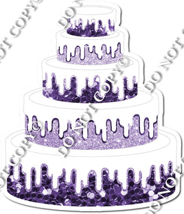Purple Sparkle Cake
