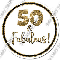 50 & Fabulous - Gold & Silver Colors