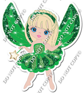 Light Skin Tone Fairy - Green