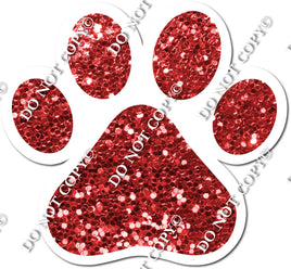 Paw - Red Sparkle w/ Variants