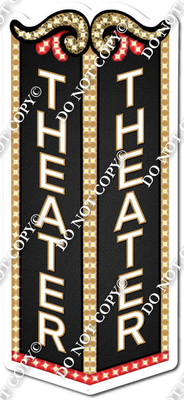 Theater Marquee Sign Vertical