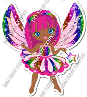 Dark Skin Tone Fairy - Rainbow w/ Variants