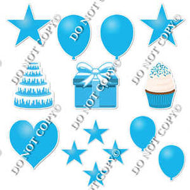 14 pc - Flair Set - Flat Caribbean