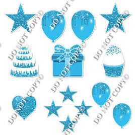 14 pc - Flair Set - Sparkle Caribbean