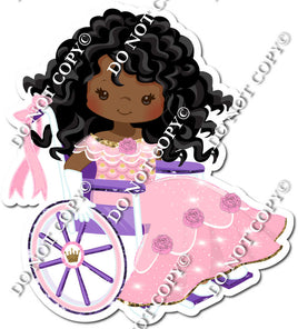 Dark Skin Tone - Wearing Dress in Wheelchair