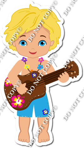 Hawaiian - Blonde Boy with Guitar w/ Variants