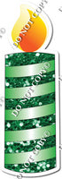 Sparkle Green Candle Style 1 w/ Variant