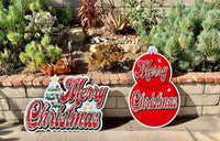 Merry Christmas Yard Cards