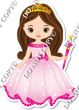 Light Skin Tone Princess With Wand