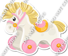 Pink Rocking Horse