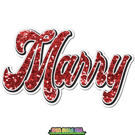 Marry - Red Sparkle