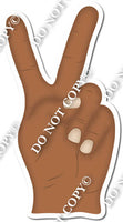 Dark Skin Tone Peace Sign w/ Variants